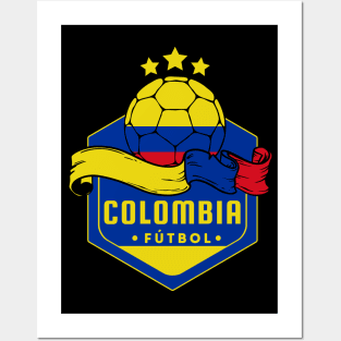 Colombia Futbol Posters and Art